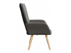 Poltrona* Poltrona | Cadeira de Sala | Cadeira Relaxante Cinzento escuro 62x67x95.5 cm tecido SHL16521 Cinza antracite