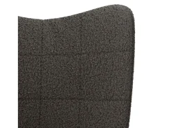 Poltrona* Poltrona | Cadeira de Sala | Cadeira Relaxante Cinzento escuro 62x67x95.5 cm tecido SHL16521 Cinza antracite