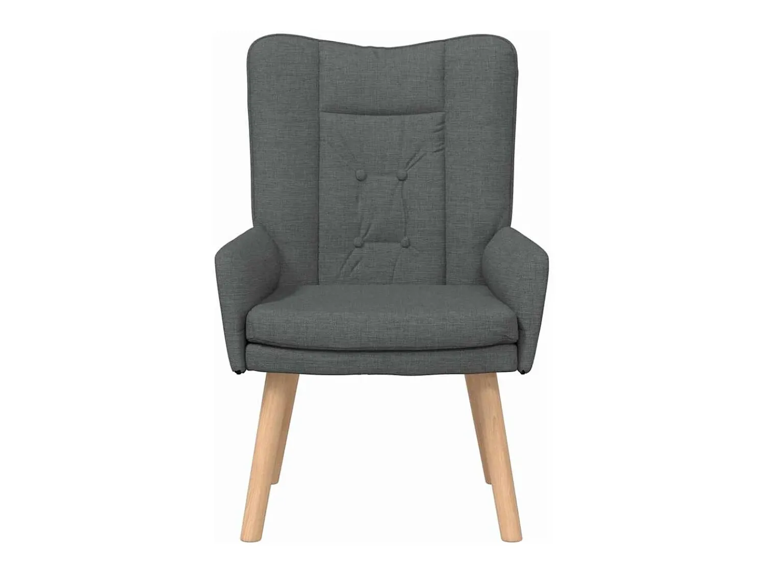 Poltrona| Poltrona | Cadeira de Sala | Cadeira Relaxante Cinzento escuro 63x67x94 cm tecido SHL749552 Cinza antracite