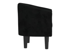 Poltrona| Poltrona | Cadeira Relax | Poltrona Confortável para Sala veludo SHL877136 Preto