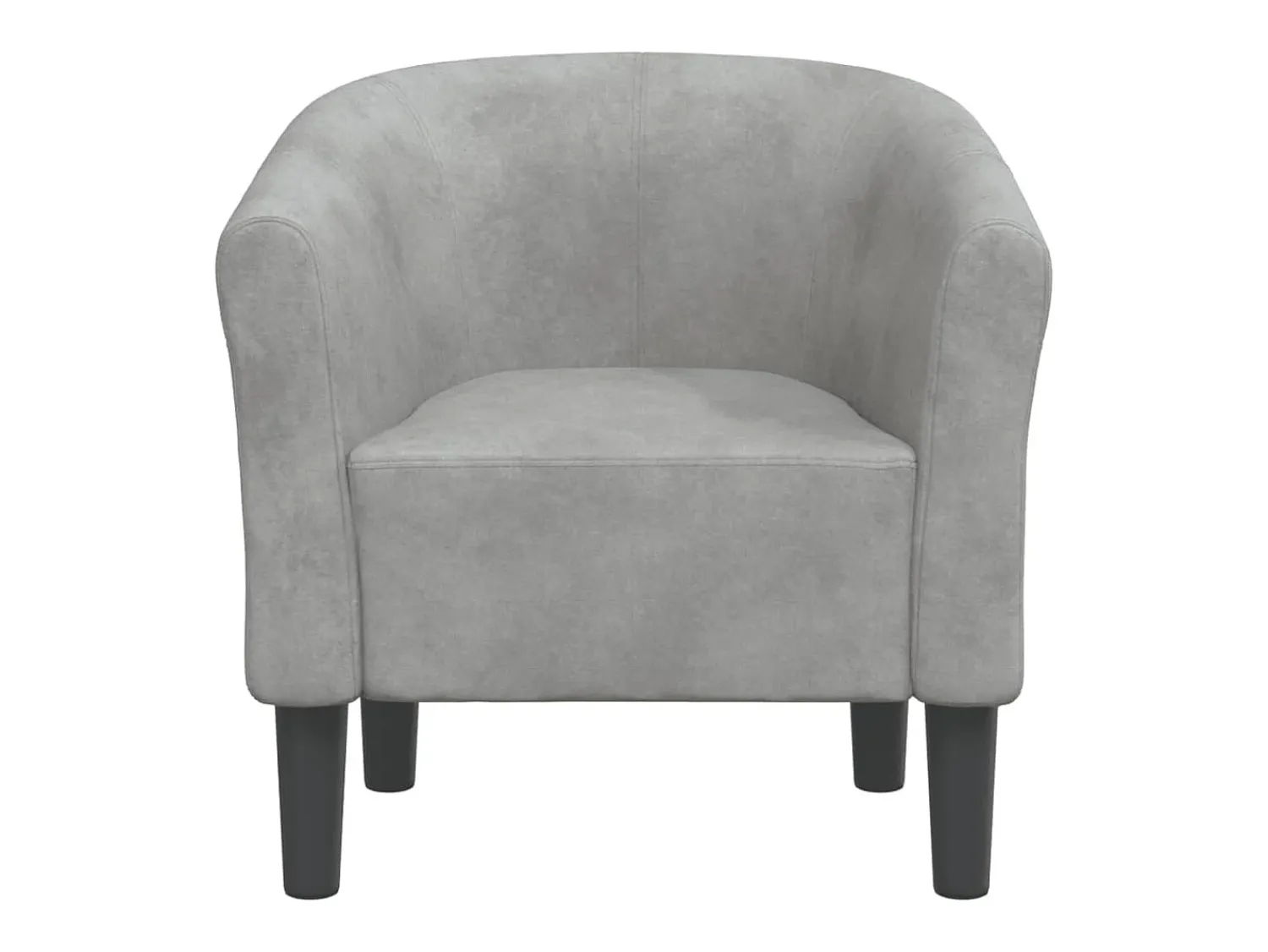 Sale Poltrona | Cadeira Relax | Poltrona Confortável para Sala veludo -claro SHL970857 Cinzento