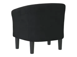 Poltrona | Cadeira Relax | Poltrona Confortável para Sala veludo SHL6395 Preto