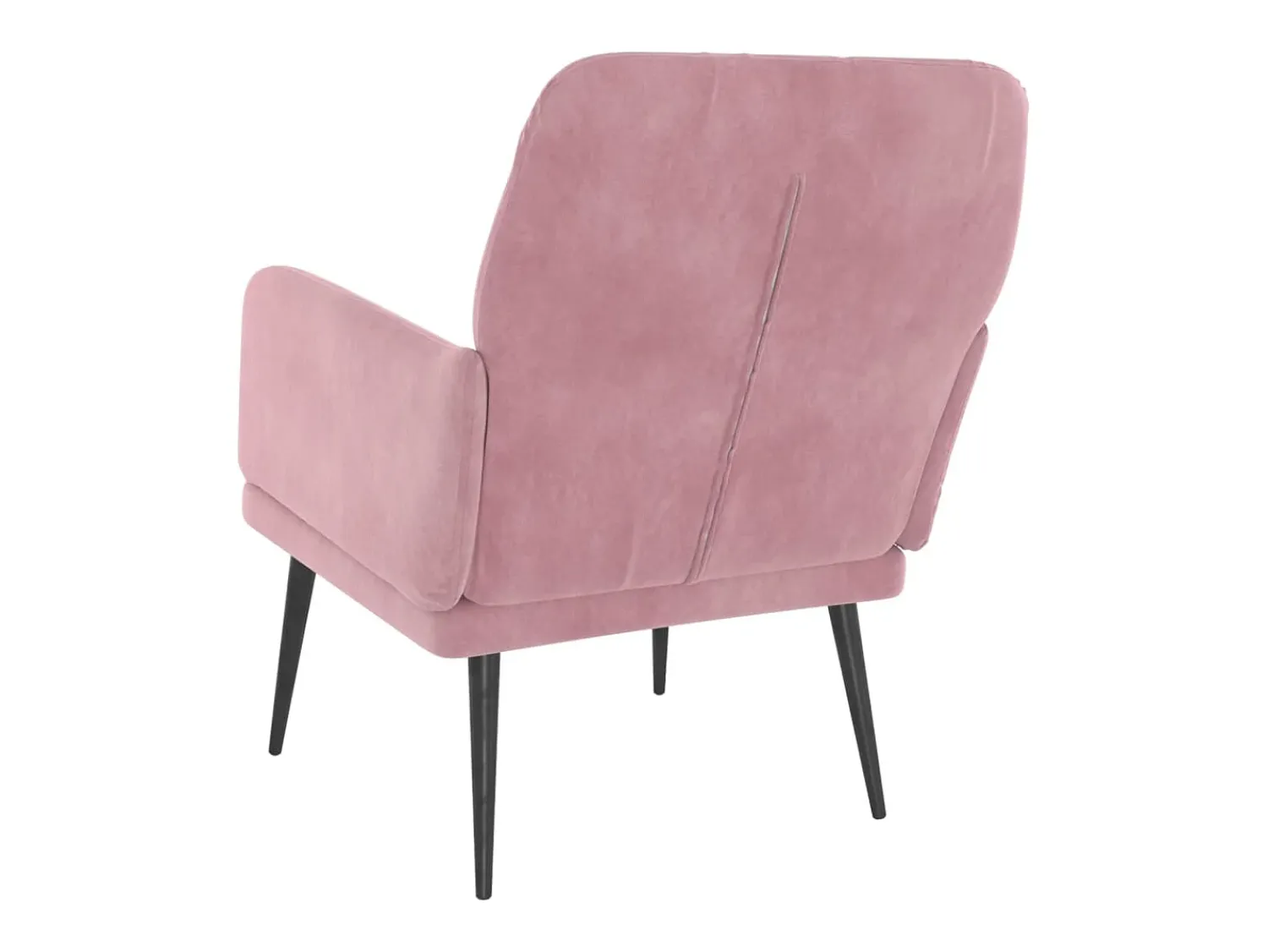 Outlet Poltrona | Cadeira Relax com apoio de braços 62x79x79 cm veludo SHL44882 Rosa