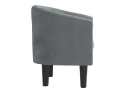 Poltrona | Cadeira Relax | Poltrona Confortável para Sala veludo cinzento-escuro SHL333425^ Poltrona