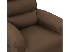 Outlet Poltrona | Cadeira Relax | Cadeira reclinável tecido SHL67488 Castanho