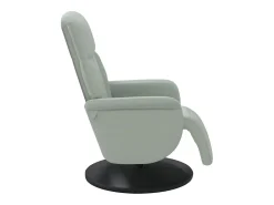 Poltrona* Poltrona | Cadeira Relax | Cadeirão reclinável com apoio de pés veludo -claro SHL819704 Cinzento
