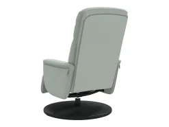 Poltrona* Poltrona | Cadeira Relax | Cadeirão reclinável com apoio de pés veludo -claro SHL819704 Cinzento