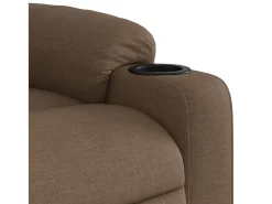 Poltrona* Poltrona | Cadeira Relax | Cadeira reclinável tecido SHL685504 Castanho