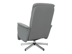 Poltrona| Poltrona | Cadeira Relax | Cadeira reclinável com apoio de pés tecido -claro SHL331838 Cinzento