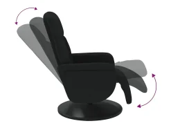 Poltrona | Cadeira Relax | Cadeirão reclinável com apoio de pés veludo SHL759213^ Poltrona
