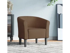 Poltrona* Poltrona | Cadeira Relax | Poltrona Confortável para Sala tecido SHL207173 Castanho