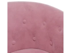 Online Poltrona | Cadeira Relax | Poltrona Confortável para Sala veludo SHL993222 Rosa