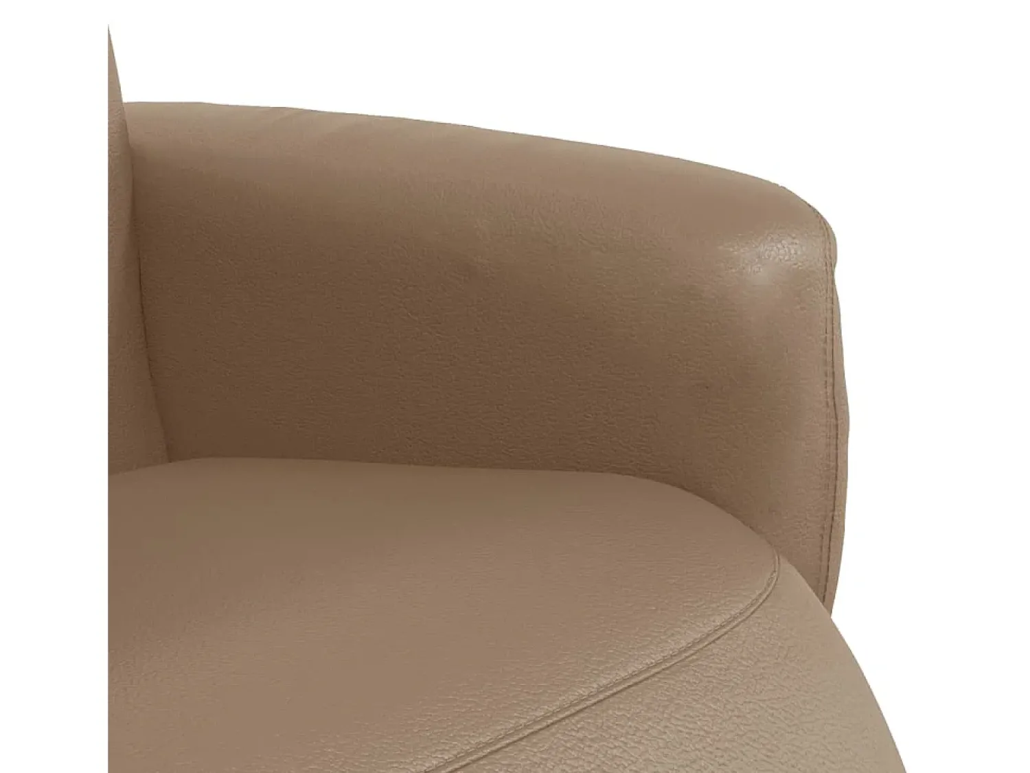 Poltrona | Cadeira Relax | Cadeira reclinável com apoio de pés couro artificial cappuccino SHL526446^ Poltrona