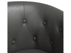 Poltrona| Poltrona | Cadeira Relax couro artificial SHL222754 Cinzento