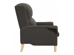 Poltrona | Cadeira Relax Cinzento escuro 76x94x102 cm SHL801494^ Poltrona
