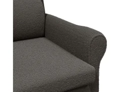 Poltrona | Cadeira Relax Cinzento escuro 76x94x102 cm SHL801494^ Poltrona