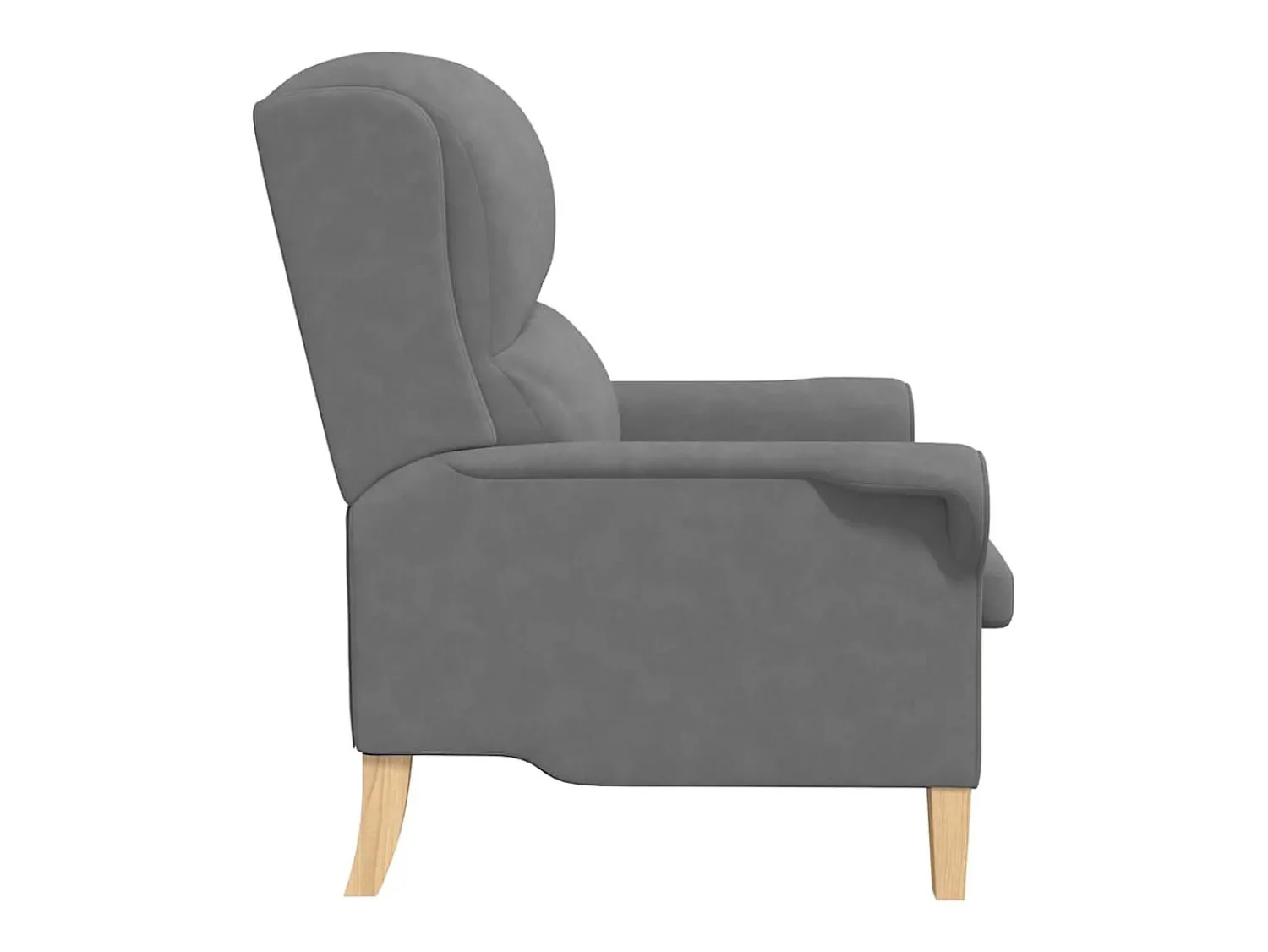 Clearance Poltrona | Cadeira Relax Cinzento escuro 76x94x102 cm Microfibra SHL359366 Cinza antracite