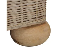 Poltrona| Poltrona | Cadeira Relax com almofadões em vime natural SHL265313 Castanho