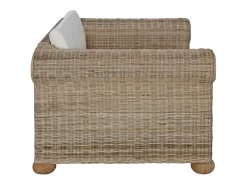 Poltrona| Poltrona | Cadeira Relax com almofadões em vime natural SHL265313 Castanho