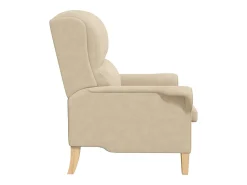 Poltrona| Poltrona | Cadeira Relax 76x94x102 cm Microfibra SHL246774 Creme