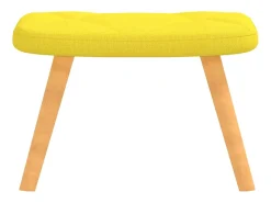 Online Poltrona | Cadeira Relax com banco tecido mostarda SHL523295 Amarelo