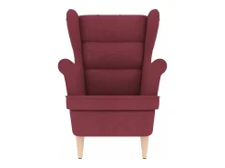 Discount Poltrona | Cadeira Relax com apoio de braços 74x84x100 cm tecido tinto SHL10114 Vermelho