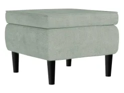 Poltrona | Cadeira Relax com banco veludo -claro SHL332935^ Poltrona