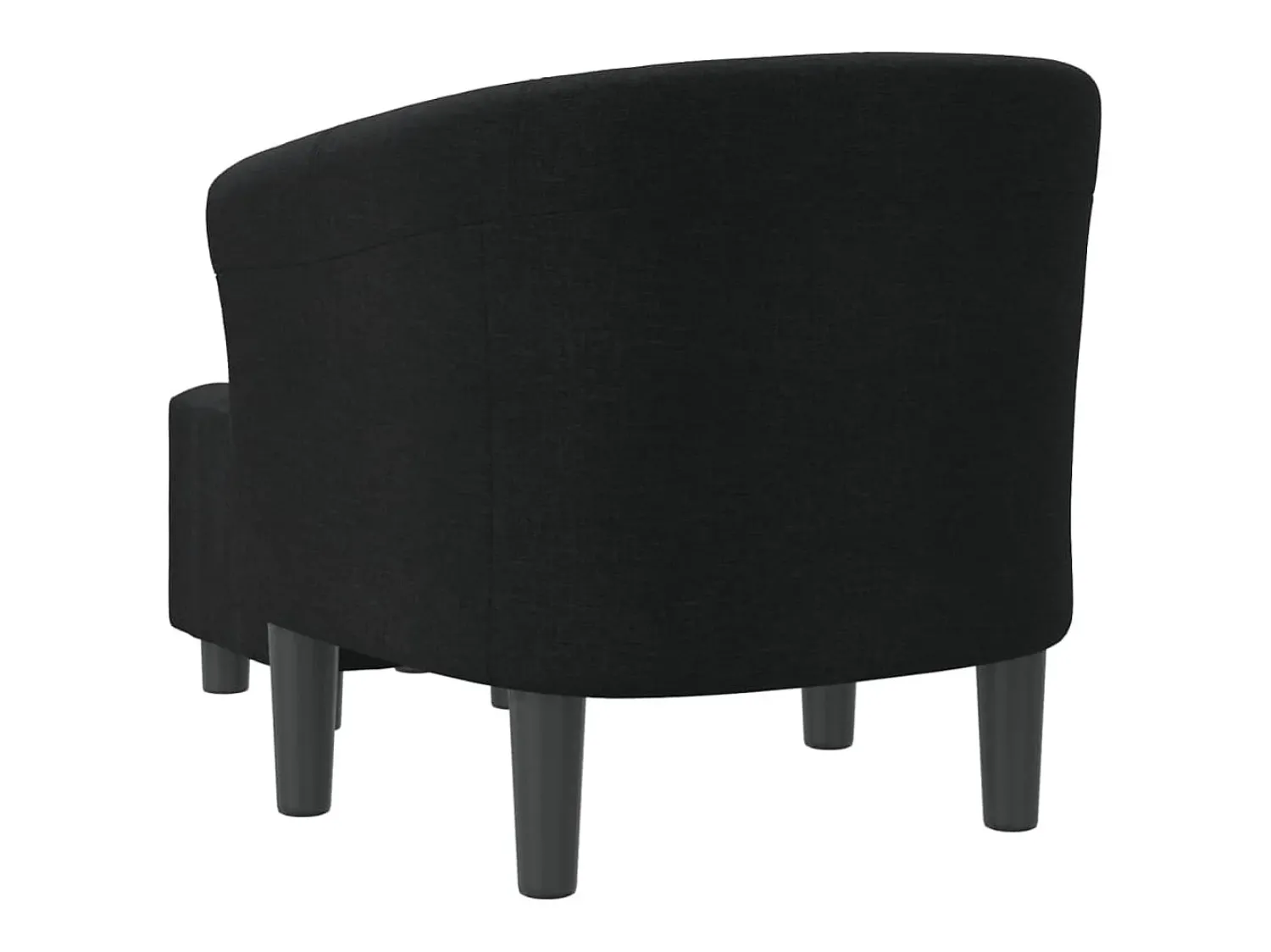 Clearance Poltrona | Cadeira Relax com apoio de pés tecido SHL136856 Preto