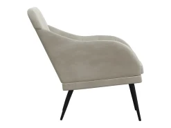 Poltrona* Poltrona | Cadeira Relax com apoio de braços 63x76x80 cm veludo -claro SHL140922 Cinzento