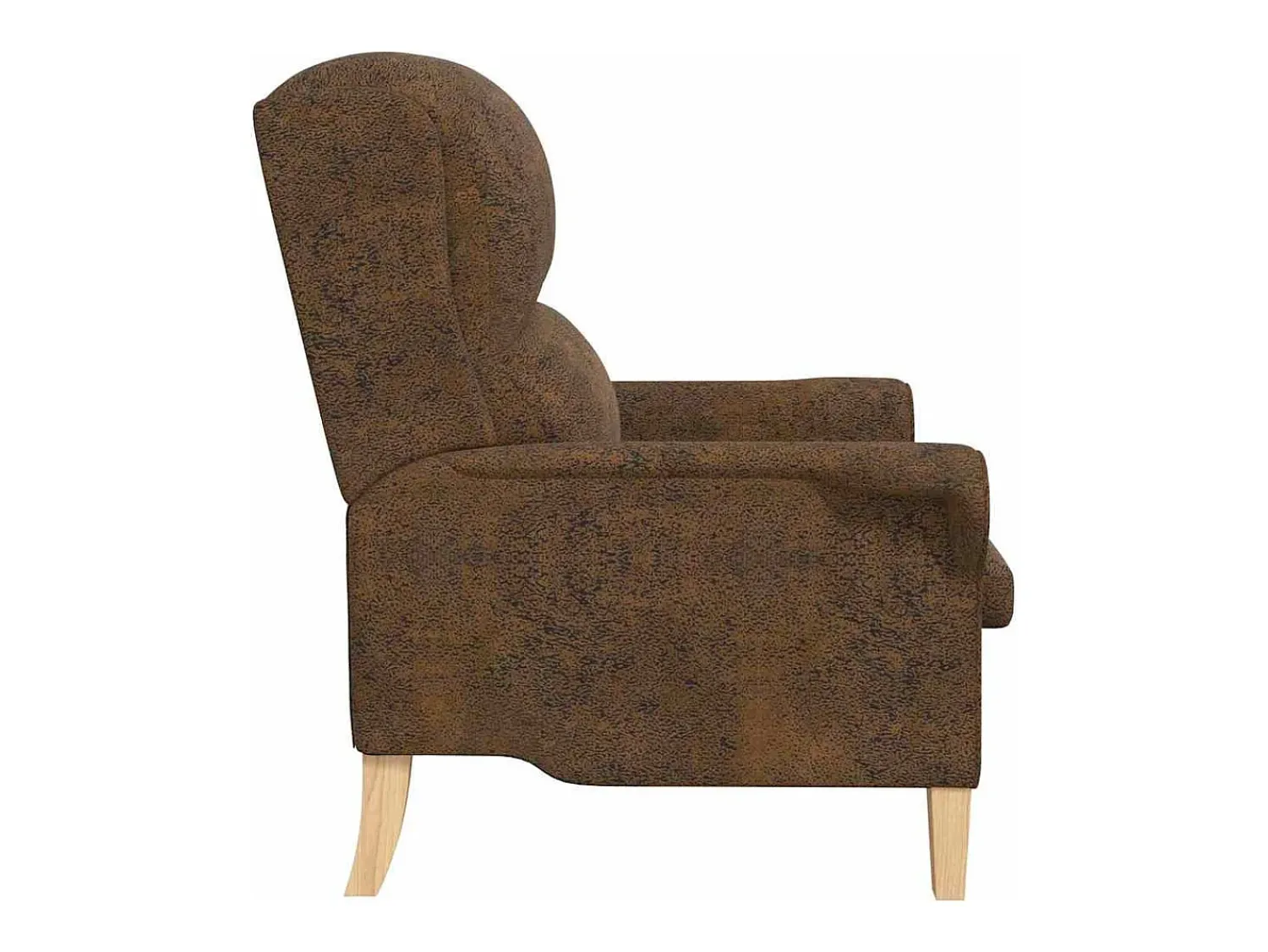 Poltrona* Poltrona | Cadeira Relax 76x94x102 cm Couro sintético SHL885075 Castanho