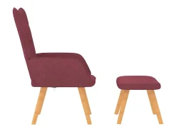Poltrona | Cadeira Relax com banco tecido tinto SHL498099^ Poltrona