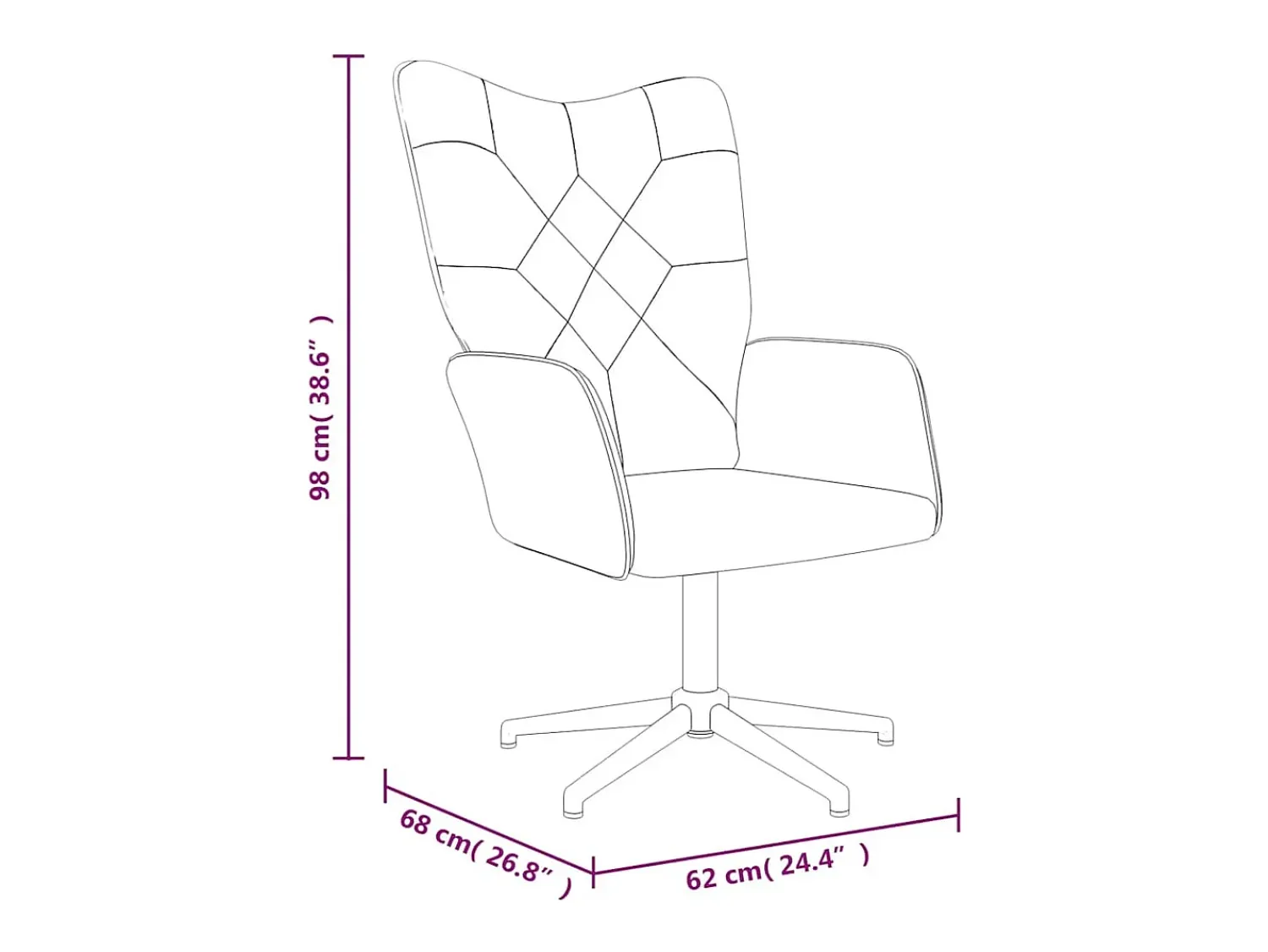 Poltrona* Poltrona | Cadeira Relax com banco tecido de retalhos SHL892751 Multicor