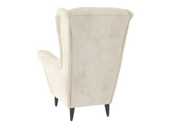 Poltrona| Poltrona | Cadeira Relax com banco veludo cor SHL273861 Creme