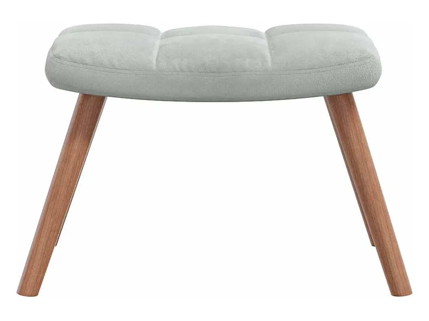 Poltrona* Poltrona | Cadeira Relax com banco veludo -claro SHL781882 Cinzento