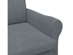 Poltrona| Poltrona | Cadeira Relax escuro 76x94x102 cm Veludo SHL191653 Cinzento