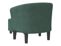 Poltrona* Poltrona | Cadeira Relax com apoio de pés veludo verde-escuro SHL776509 Verde pinho