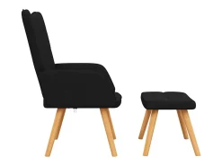 Poltrona | Cadeira Relax com banco tecido SHL439058^ Poltrona