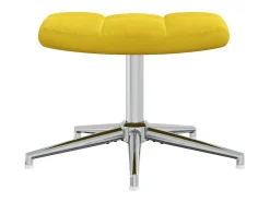 Sale Poltrona | Cadeira Relax com banco veludo mostarda SHL129864 Amarelo