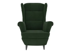 Poltrona | Cadeira Relax com banco veludo verde-escuro SHL450828^ Poltrona
