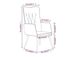 Poltrona | Cadeira Relax de apoio lona SHL590326^ Poltrona