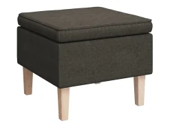 Poltrona | Cadeira Relax de baloiço com banco tecido cinzento-escuro SHL65695^ Poltrona