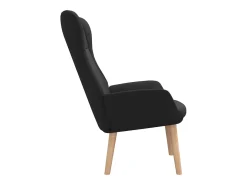 Poltrona| Poltrona | Cadeira Relax tecido SHL655839 Preto