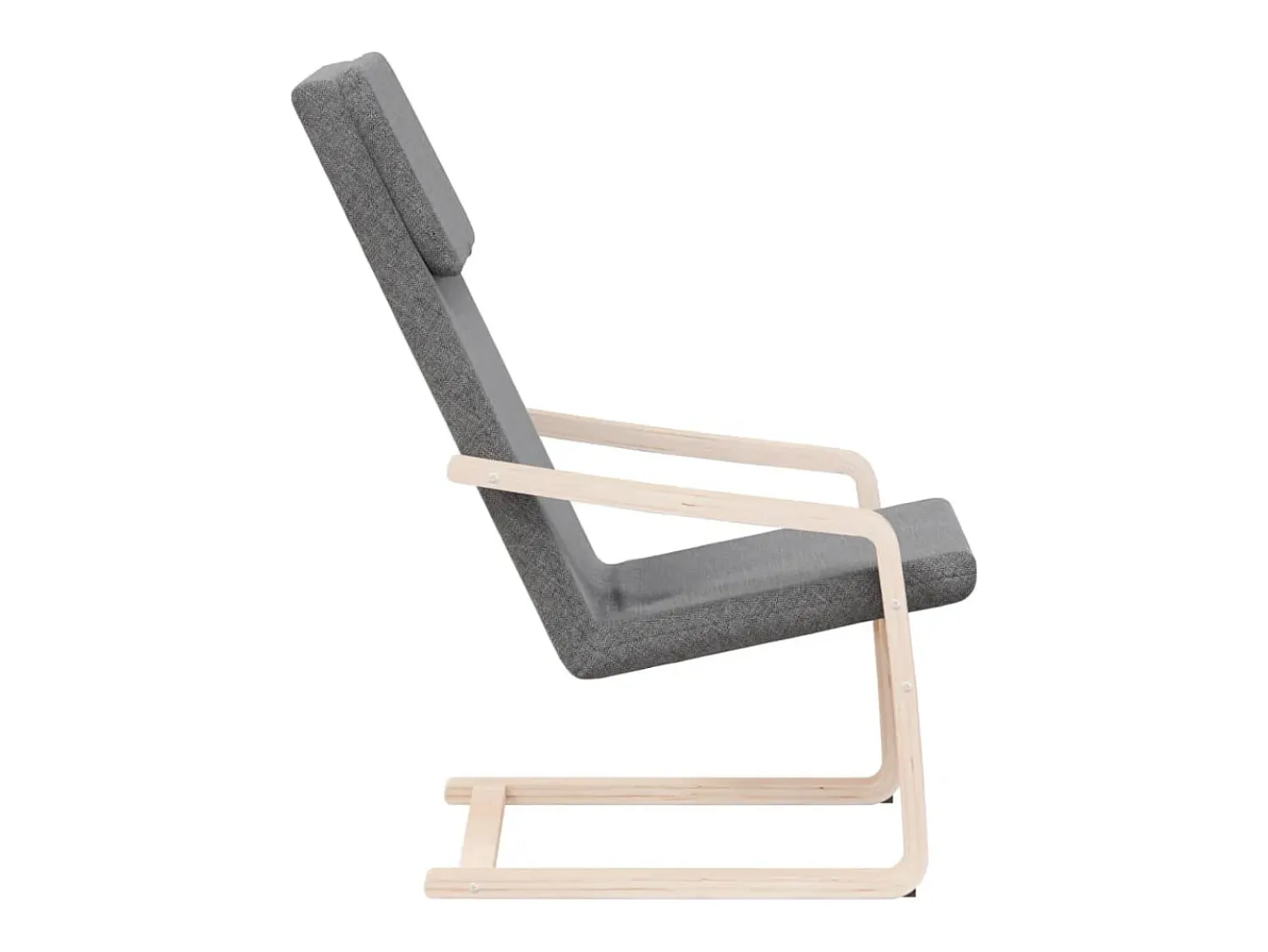 Discount Poltrona | Cadeira Relax tecido cinzento-escuro SHL106752 Cinza antracite