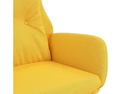Online Poltrona | Cadeira Relax tecido mostarda SHL814438 Amarelo