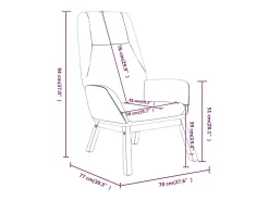 Poltrona | Cadeira Relax tecido -claro SHL437862^ Poltrona