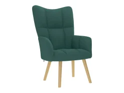 Online Poltrona | Cadeira Relax tecido verde-escuro SHL483573 Verde pinho