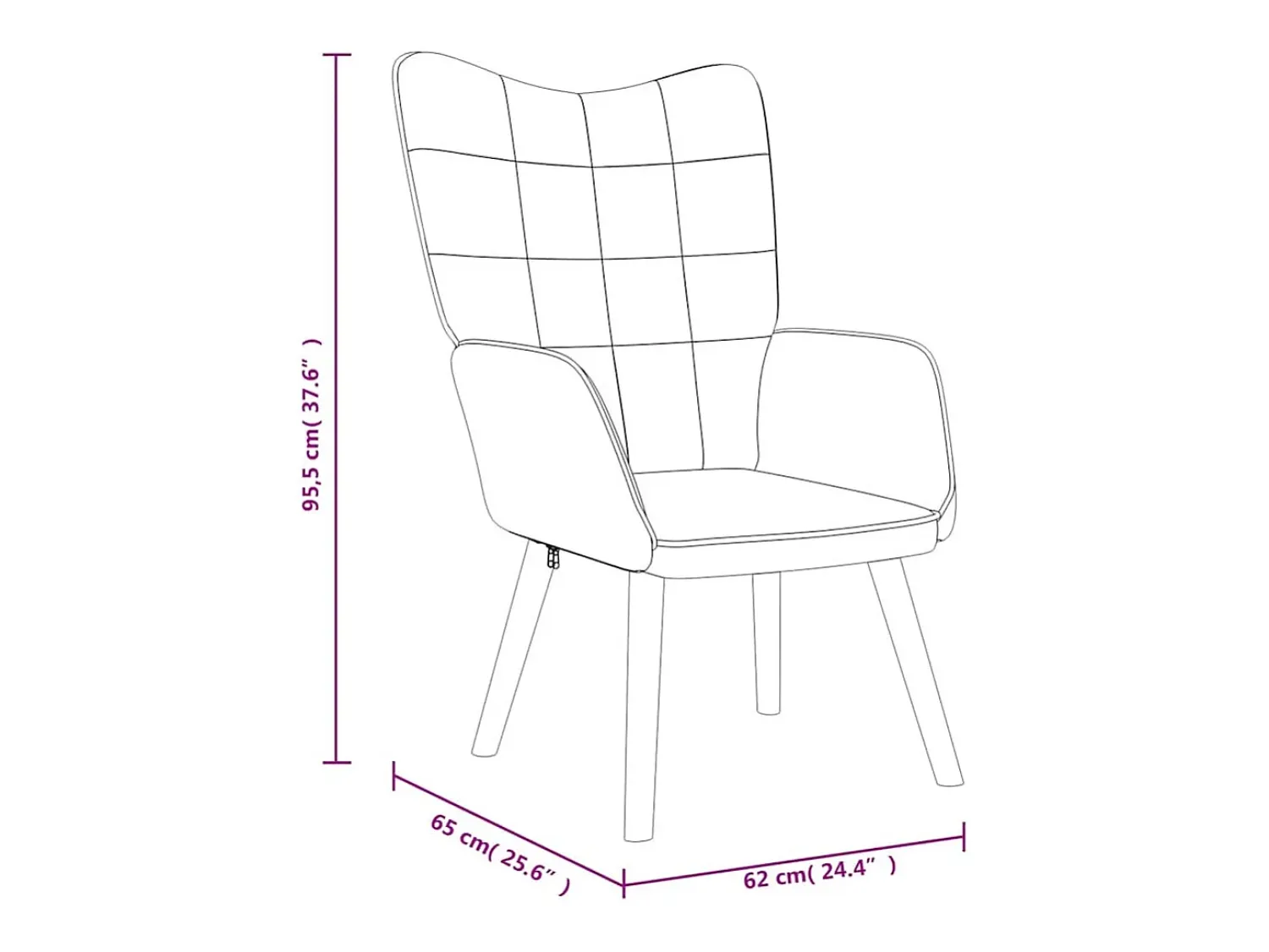 Poltrona | Cadeira Relax tecido SHL684120^ Poltrona