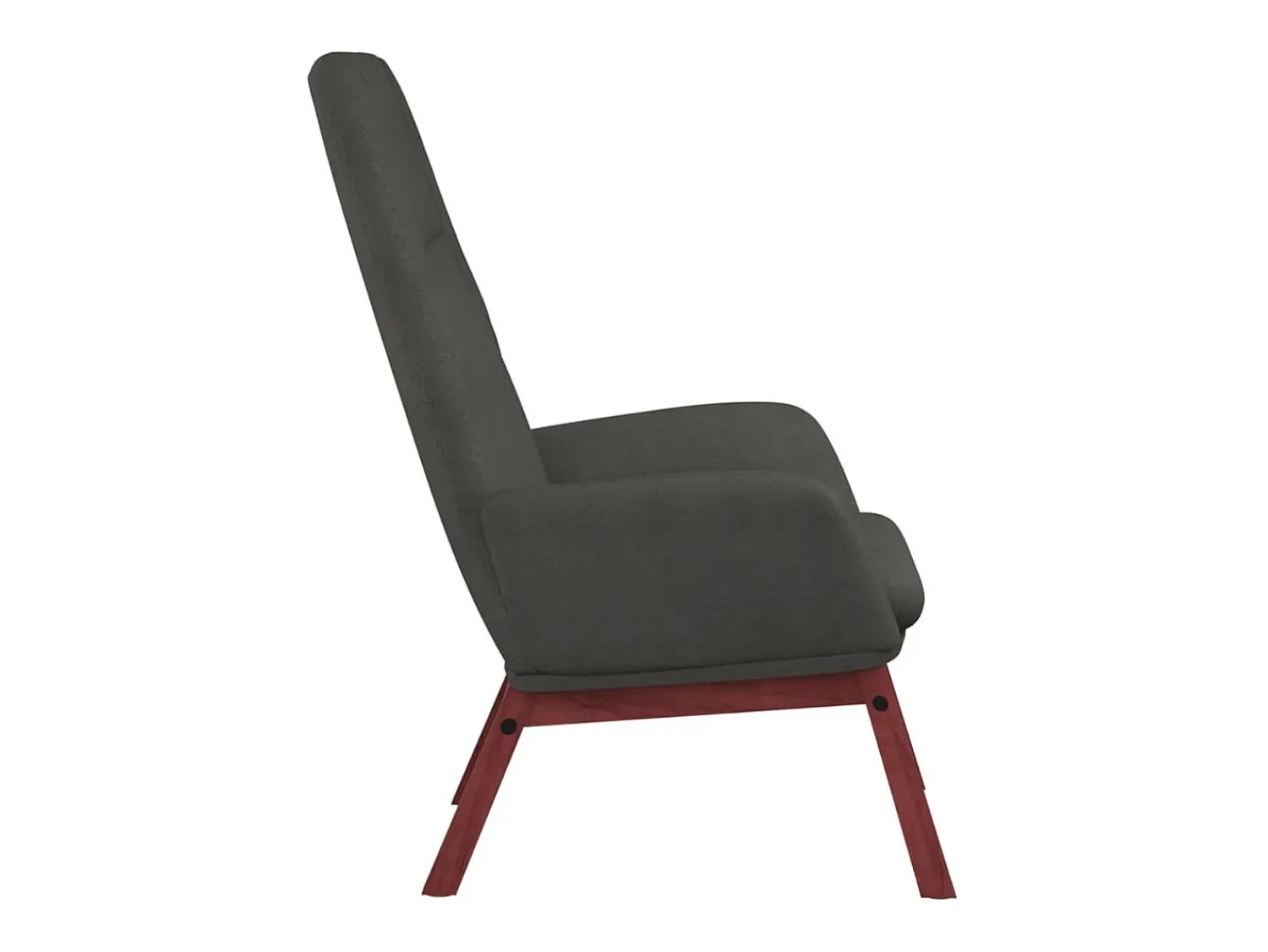 New Poltrona | Cadeira Relax tecido cinzento-escuro SHL123767 Cinza antracite