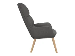 Best Poltrona | Cadeira Relax tecido cinzento-escuro SHL647577 Cinza antracite