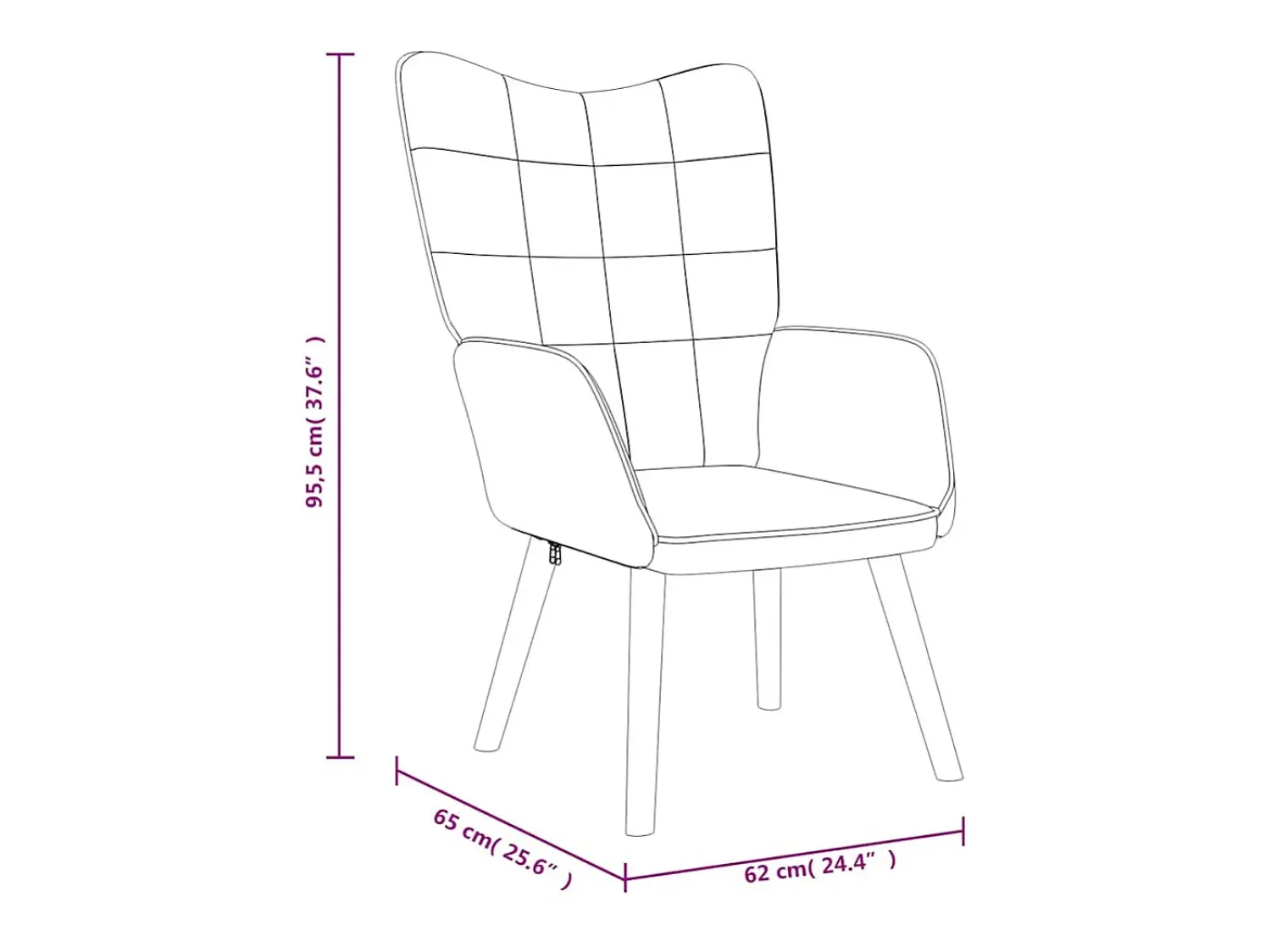 Clearance Poltrona | Cadeira Relax tecido cor SHL75883 Creme